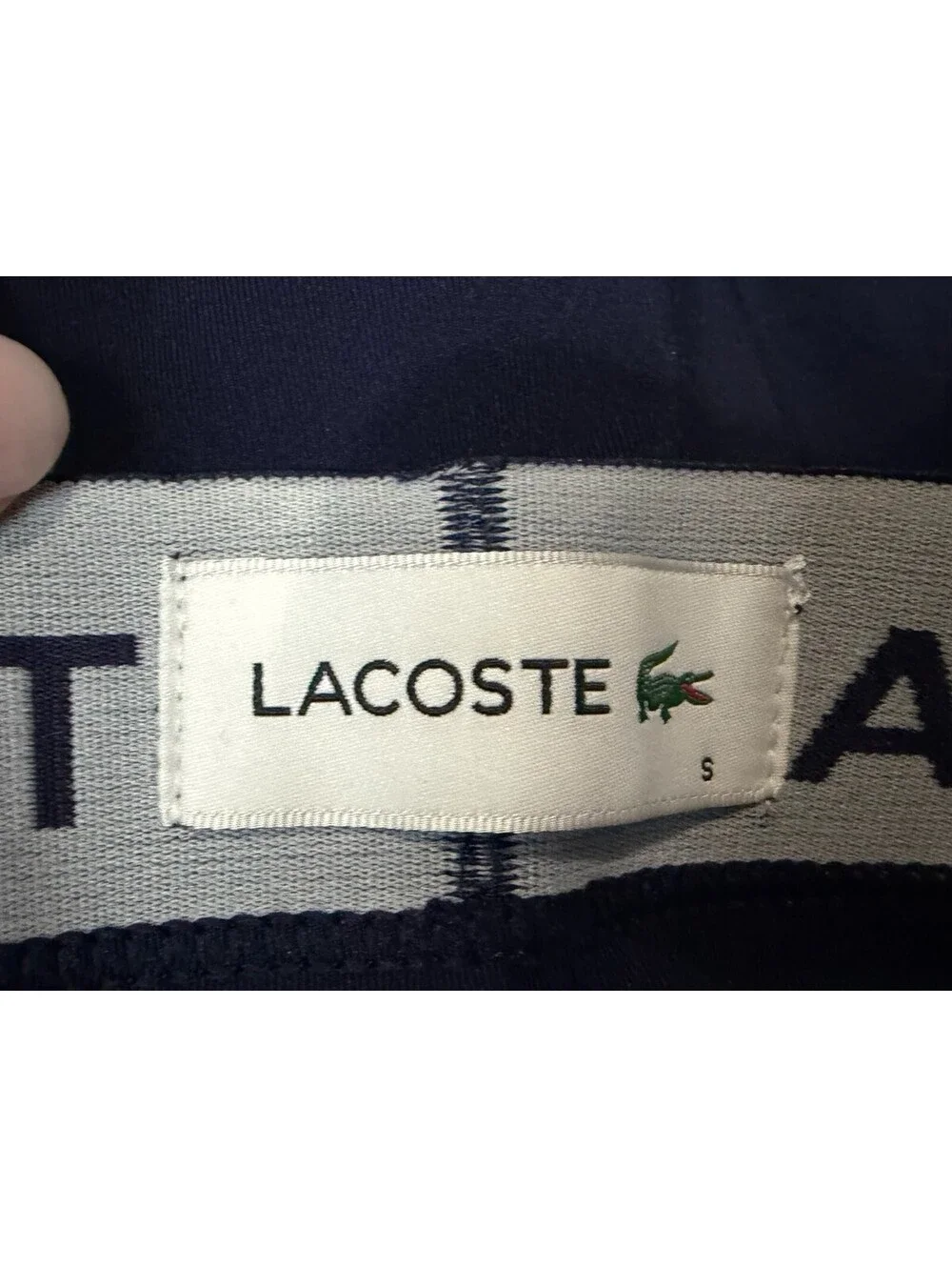 Lacoste Mens Microfiber Trunks Size S Lot of 2 Navy Light Blue NWOT